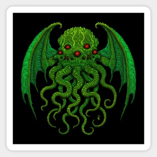 Cthulhu Head - Azhmodai 2018 Magnet